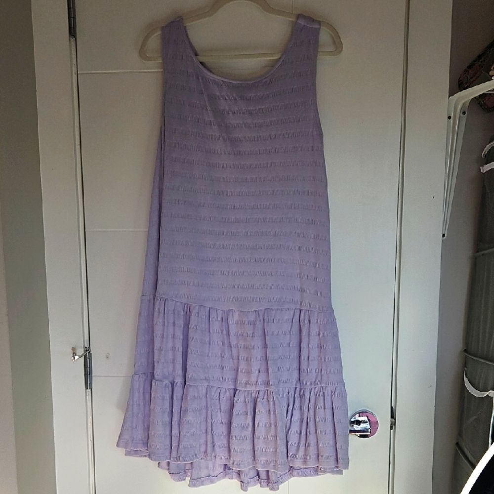 Anthropologie Lavender Sleeveless Dress
